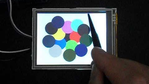 JP 3 2 TFT color LCD module Touch Panel Project