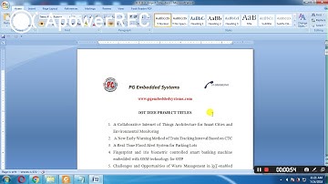 IEEE 2018-2019 OT IEEE PROJECTS TITLES