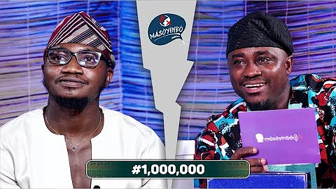 #Masoyinbo Episode Ninety Five: Exciting Game Show Teaching Yoruba language and Culture.