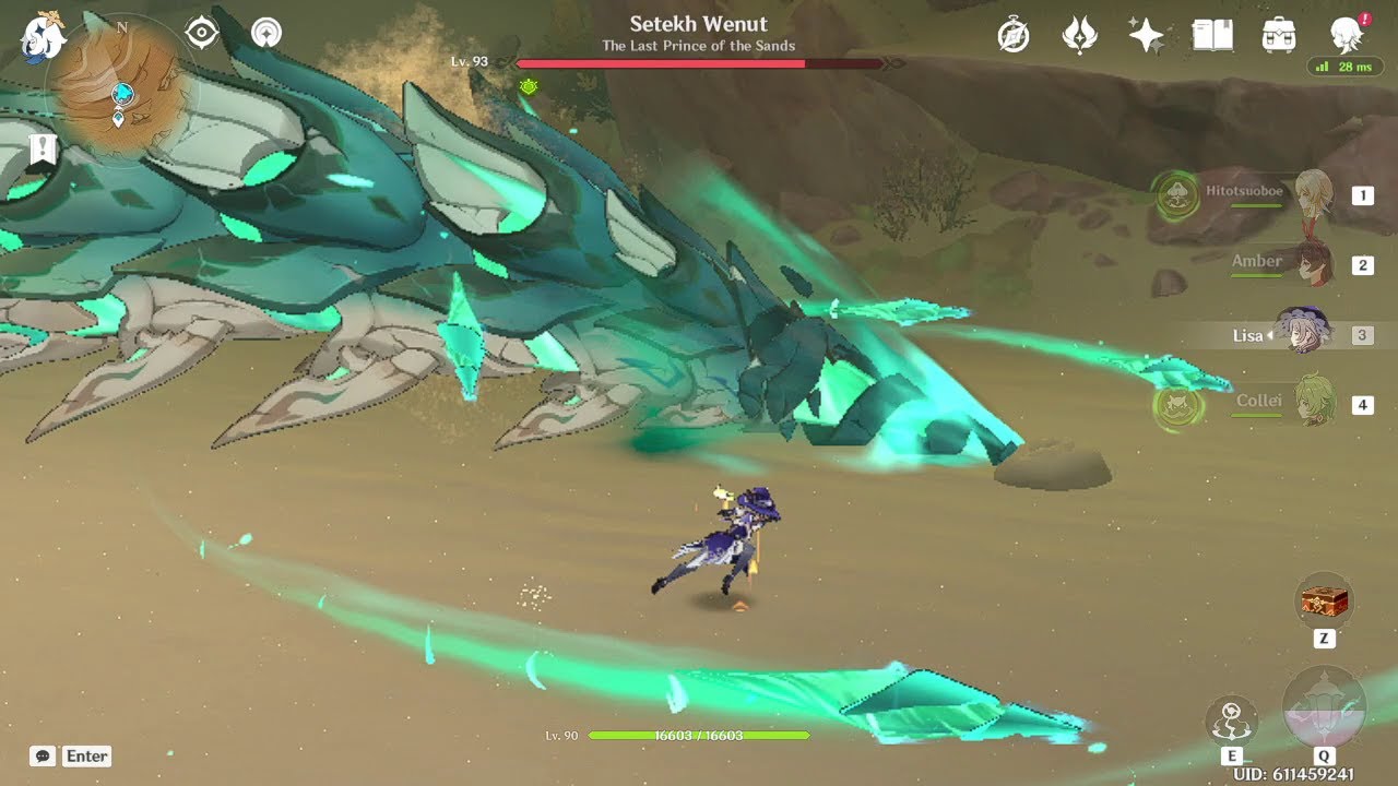 [Genshin Impact] Setekh Wenut (L93) - Guaranteed Units Only