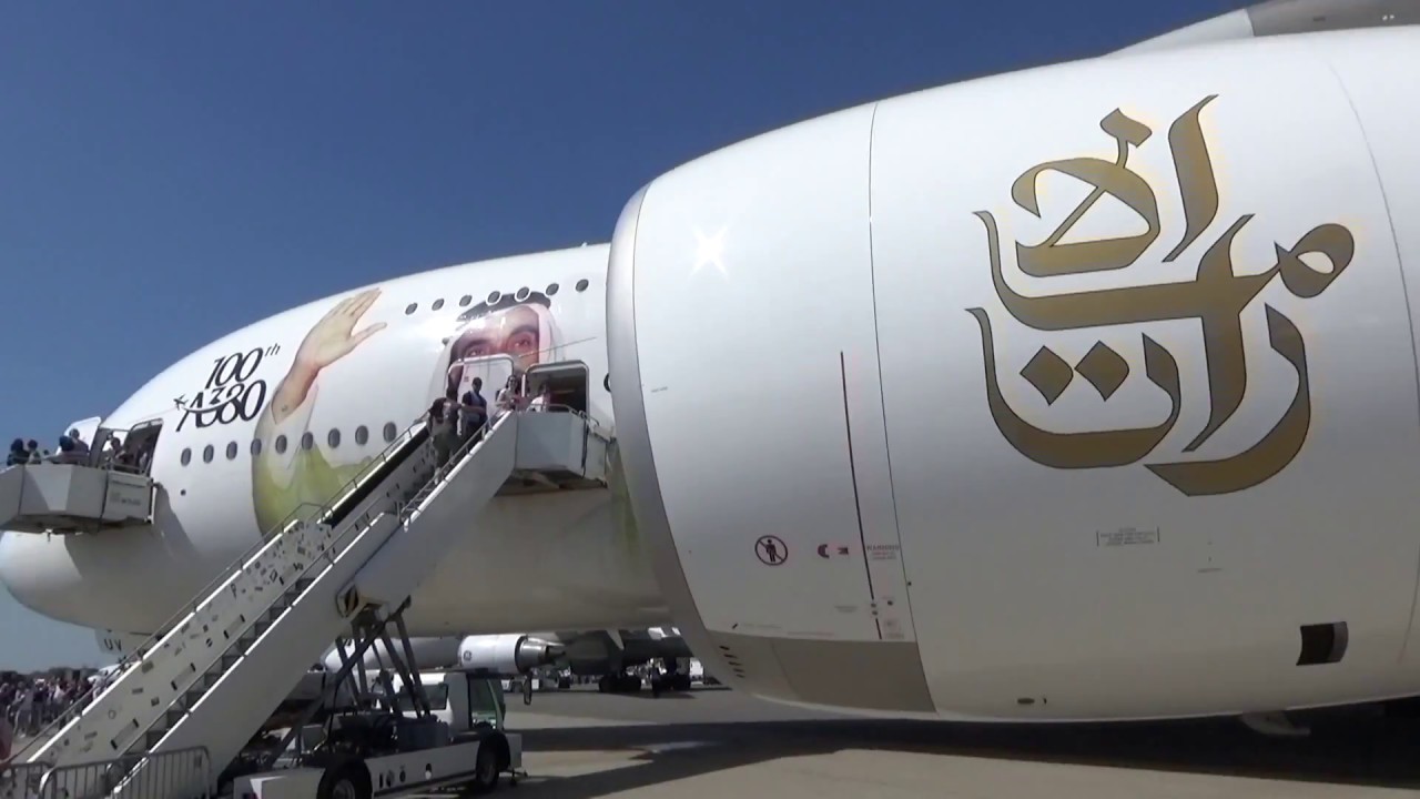 ILA 2018 | Emirates Airbus A380 FULL CABIN TOUR