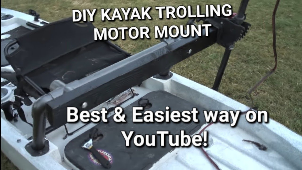 Part 1, How to make a trolling motor mount for your Kayak ...