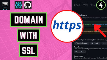 How To Use Custom DOMAIN With Github Pages For React JS App