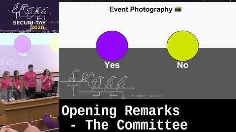 Securi-Tay 2020: Opening Remarks - Abertay Ethical Hacking Society