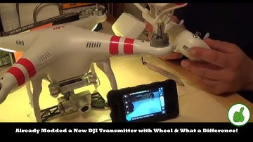 DJI Transmitter with Wheel - Modified