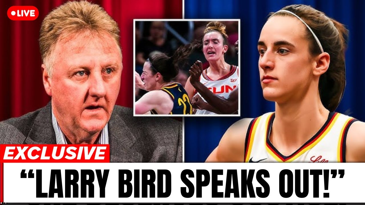 Larry Bird Goes VIRAL After His Comments on Marina Mabrey’s Fight with Caitlin Clark!