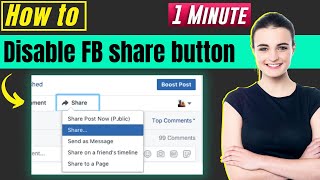 How to make one post not shareable on facebook 2026 | Disable Fb share
