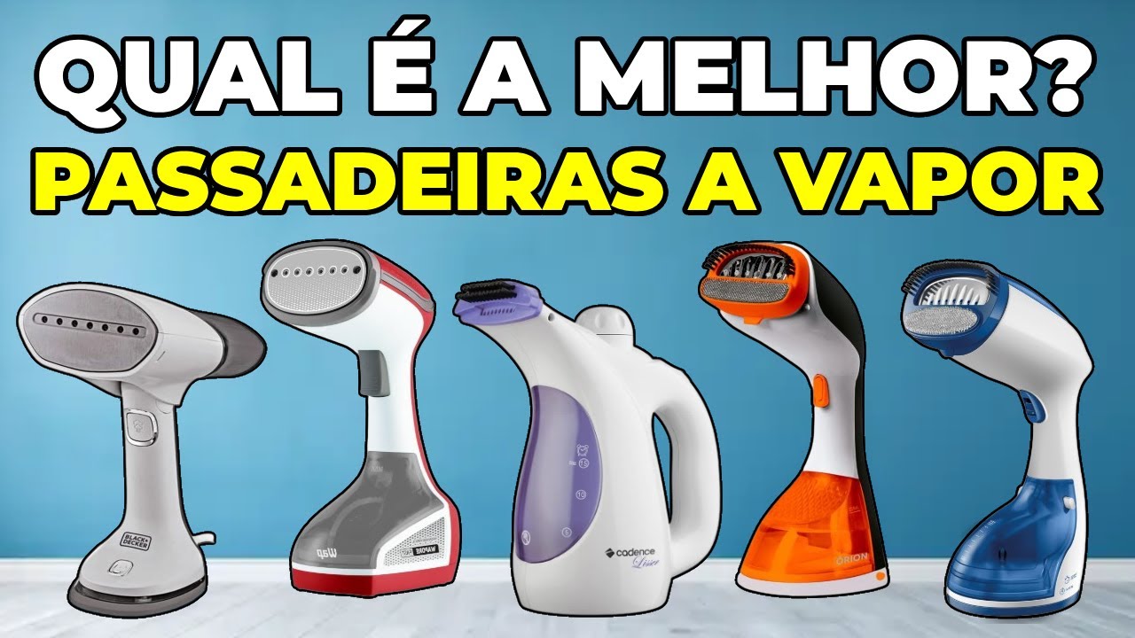 Guia 5 Melhores Passadeiras a Vapor de 2025: Portáteis e Verticais
