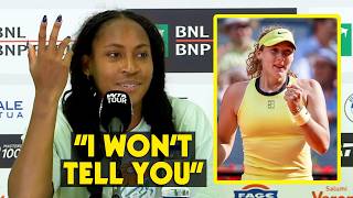 Coco Gauff "I noticed something about Mirra, but I won't tell You!"