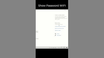 How to show password WIFI in window 10  #windows10 #wifi