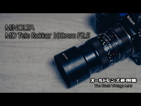 【極美品】動作◎ ミノルタ TELE ROKKOR 105mm F2.5 161 MD TELE ROKKOR 100mm F2.5 SR/MDマウント MINOLTA ミノルタ | 近江
