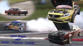 Volvo and Saab Race and Drift cars!