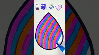 Satisfying Creative Art 🎨✨ Relaxing Drawing & Smooth Color Flow #shorts