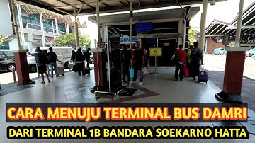 Cara Menuju Terminal / Shelter Bus Damri Dari Terminal 1 B Bandara Soekarno Hatta