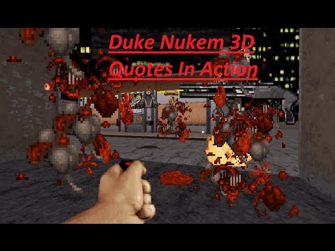 Duke Nukem 3D All Quotes With In Game Footage