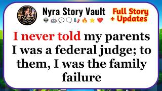 I never told my parents I was a federal judge; to them, I was the family failure
