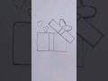 How To Draw A Gift Step By Step كيفية رسم هدية خطوة بخطوة 