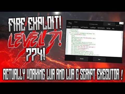 Omfg Fire Roblox Hackexploit 774 Level 7 Lua And Lua C Script Executor Not Clickbait - 