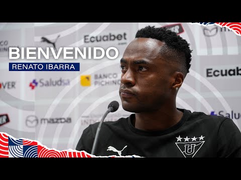 ¡Bienvenido a LIGA, Renato Ibarra! Así se presentó el nuevo jugador albo en conferencia de prensa