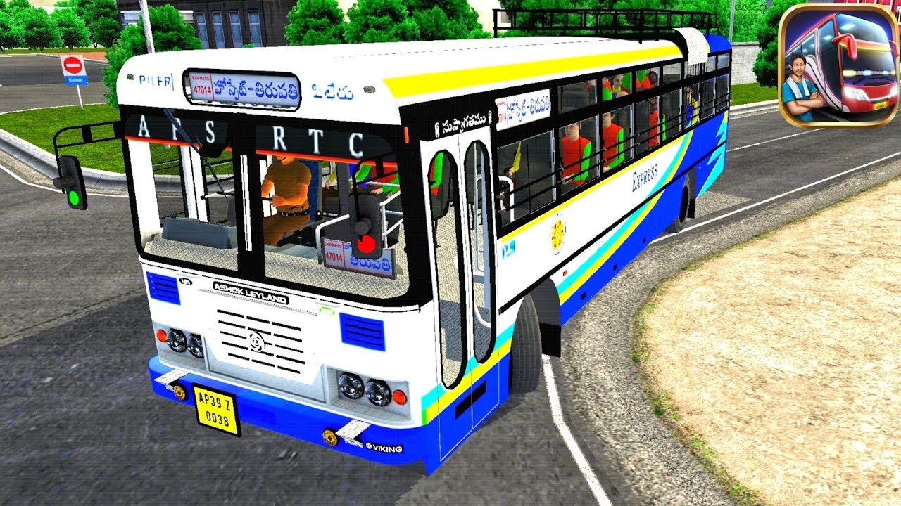 APSRTC Ashok Leyland Bus Driving - Bus Simulator Indonesia - Android  Gameplay 