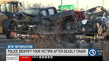 VIDEO: State police identify victims of deadly wrong way West Haven crash