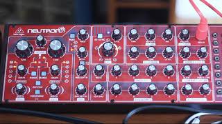Behringer Moogerfooger Behringer Neutron OSC Showcase.
