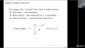 Brandon Doherty, Cubical models of (∞,1)-categories