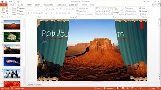 PowerPoint training |How to Make a Photo Slideshow With Music in PowerPoint 2013