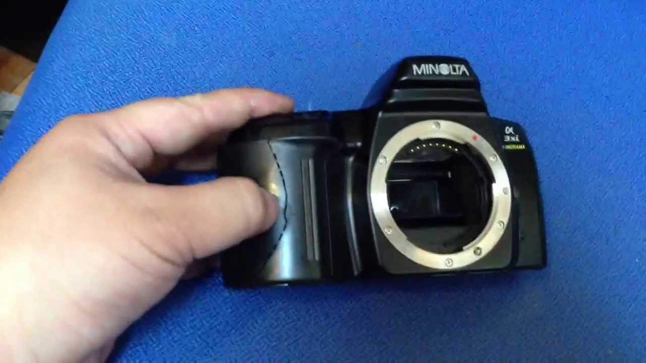 Minolta α3xi Panorama ミノルタカメラボディ - YouTube