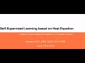 Self-Supervised Learning based on Heat Equation