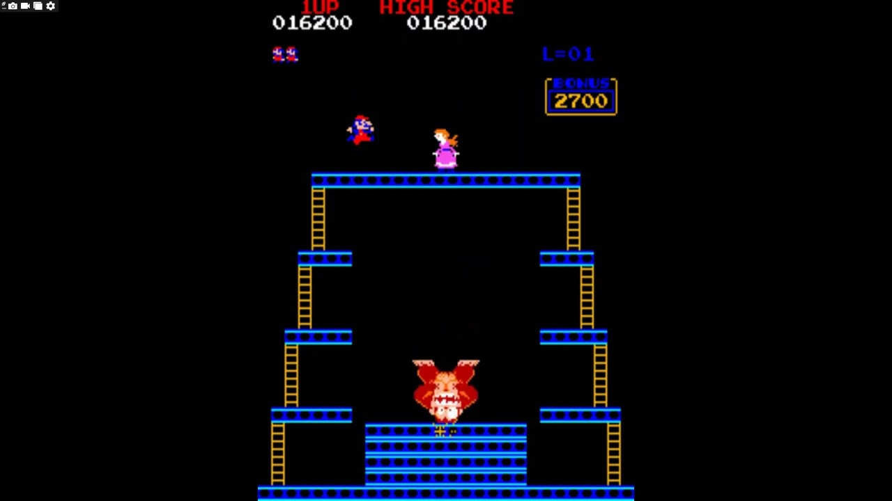 gameplay a Donkey kong arcade