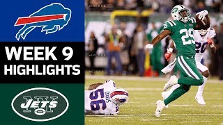 Bills vs. Jets | NFL Week 9 Game Highlights