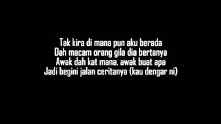 #awakkatmane - Taufik Batisah Lyric Karaoke