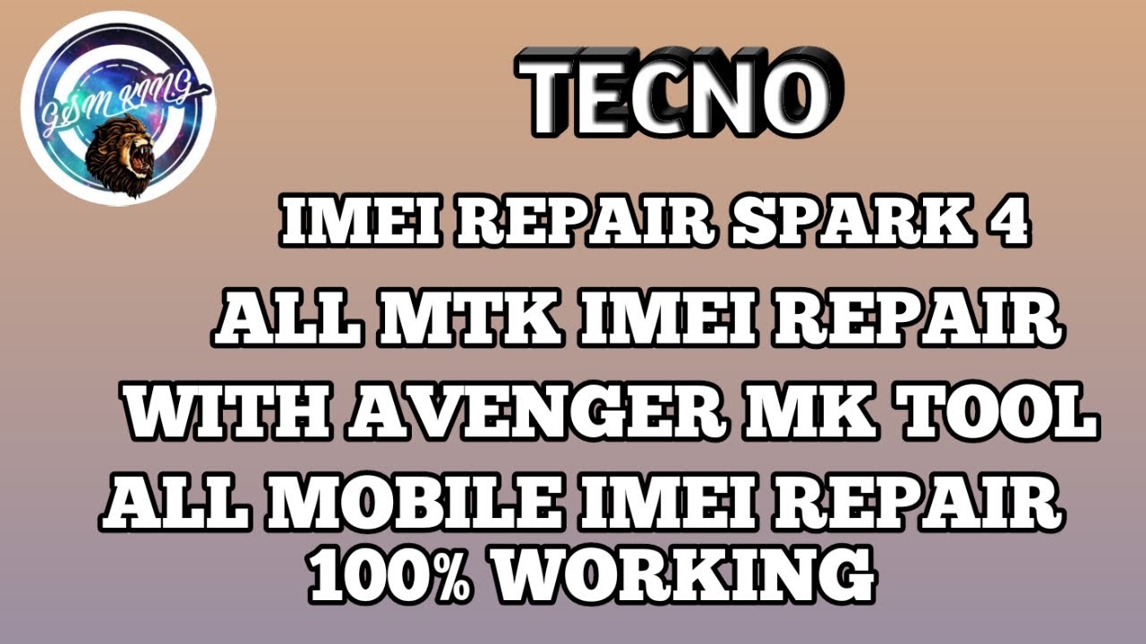 Repair Imei Tecno Spark 4 pta block change imei all mobile imei change free gsm king YouTube