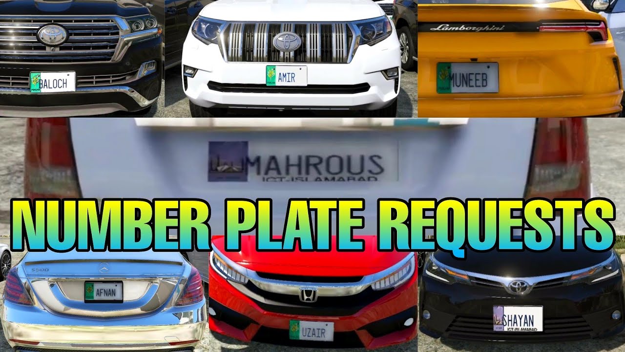 4k Special Video Number Plate Requests Gta 5 Urdu Youtube 4k Special Video Number Plate Requests Gta 5 Urdu Youtube