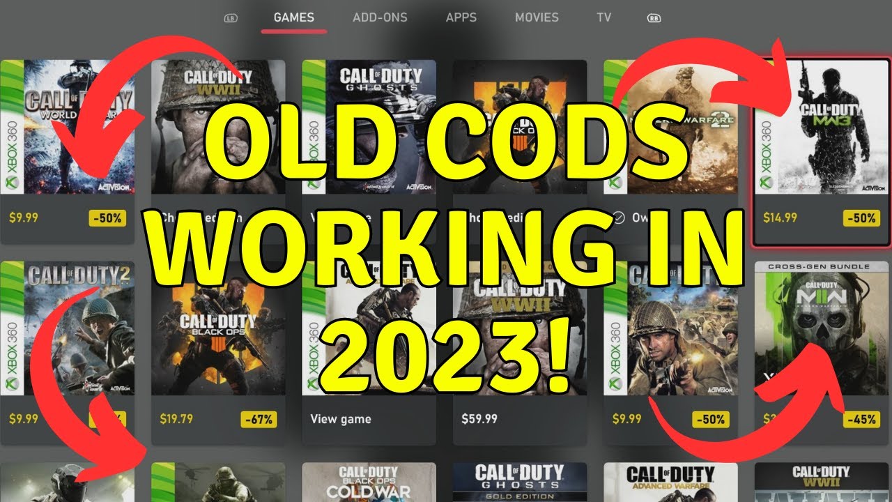 OLD CODs playable again & coming to Xbox Game Pass! MW3/2024 News