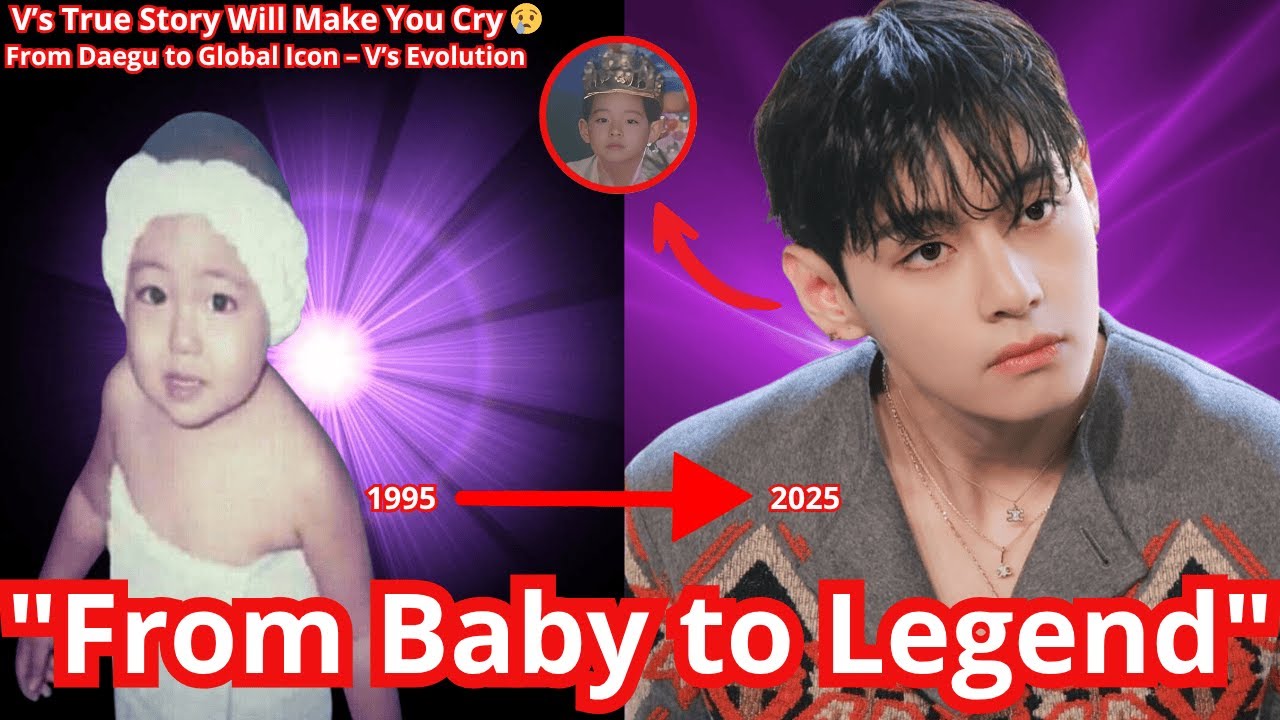 Kim Taehyung's Transformation from Age 1 to 30 in 2025, It Will Give
