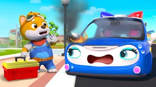 Police Car&#39;s Little Helper | Fire Truck, Police Car | + More Kids Cartoons | BabyBus - Cars World