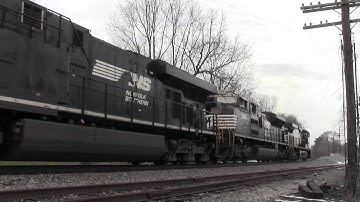 NS 16T in Hi Def at Shenandoah Junction,WV on 12/21/13