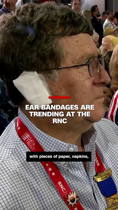 Ear bandages are trending at the RNC