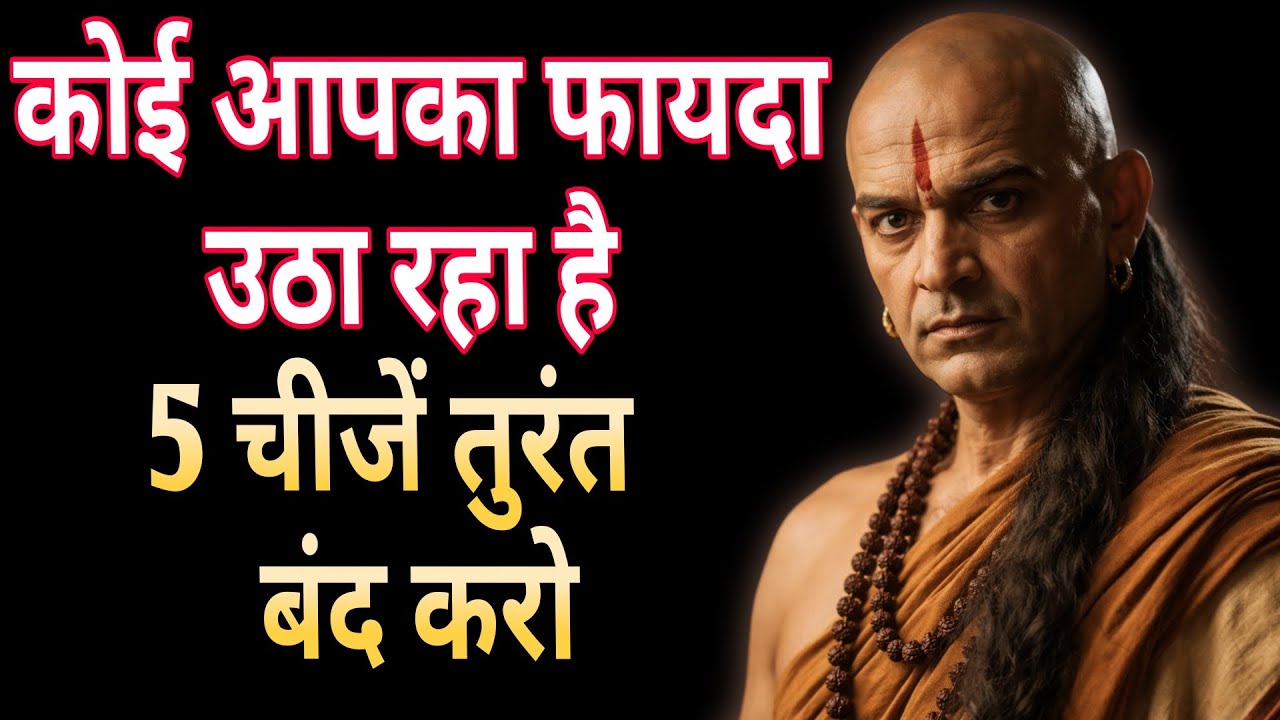 अगर कोई आपका फायदा उठा रहा है तो ये 5 चीजें तुरंत बंद करो | Chanakya Niti