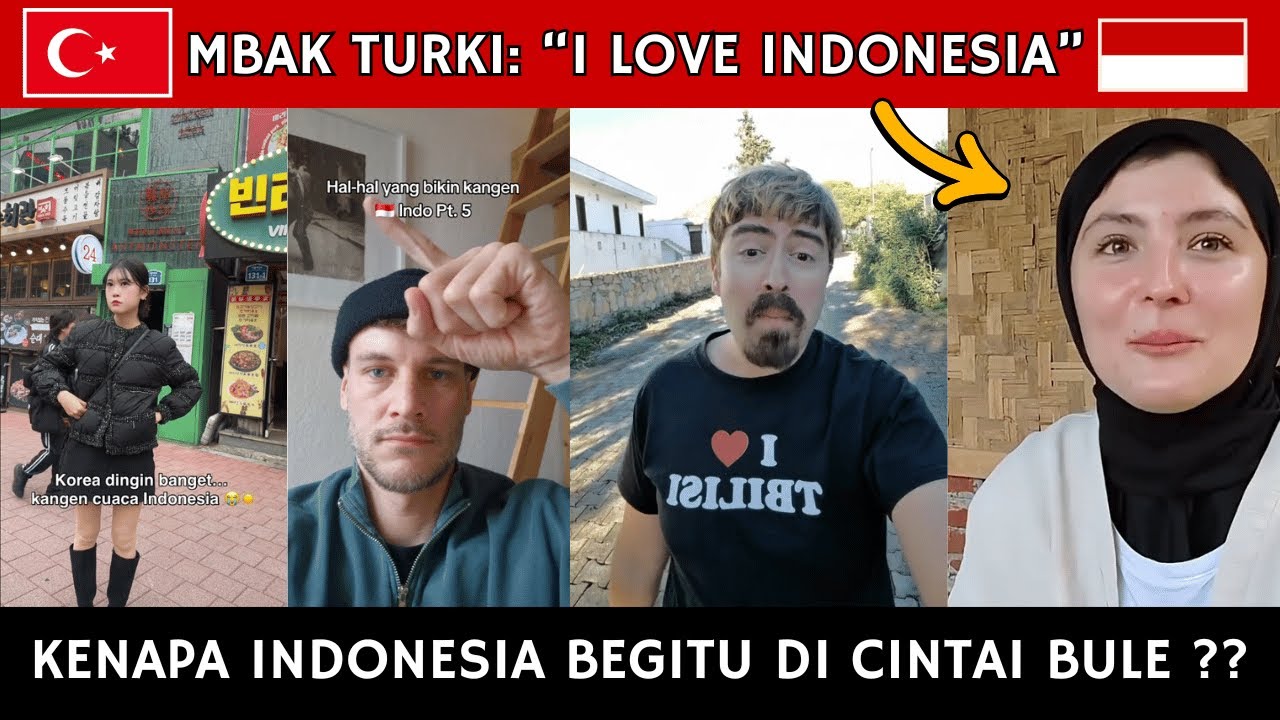 Bule ini Spill Alasan Kenapa Indonesia Begitu Dicintai