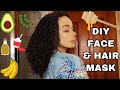 DIY: All Natural Hair &amp; Face Mask For Ultimate Hydration!