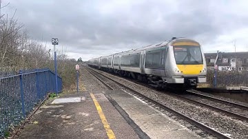 Class 168 passing Northolt Park