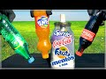 Experiment 9 Cola, Fanta, Sprite Balloon vs Mentos - Super Color Reaction!