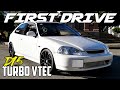 Turbo Vtec Civic - First Drive! | Budget Build
