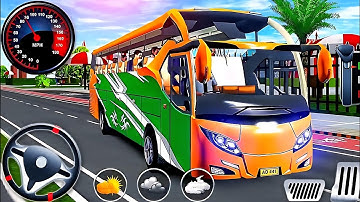 Euro Coach Bus Driving Simulator 3D - Realistic City Modern Bus Driver- Android Gameplay #bus #games
