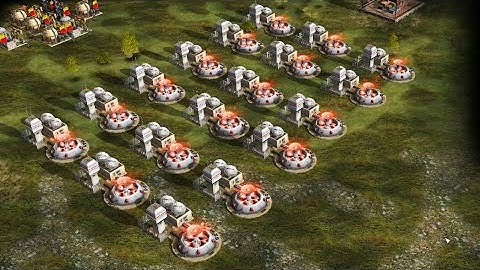 USA Laser with Most Powerful Particle Cannon - 1 vs 5 Hard Army C&C Generals Zero Hour - Gameplay