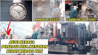 25x25 Spun Pile or Mini Pile Foundation
