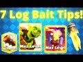 7 Tips on How to Play Log Bait Decks! - Classic Log Bait Guide in Clash Royale!